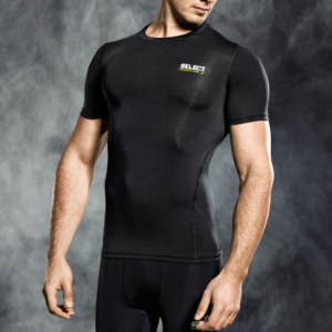 T-Shirt de Compression Manches Courtes Select Noir