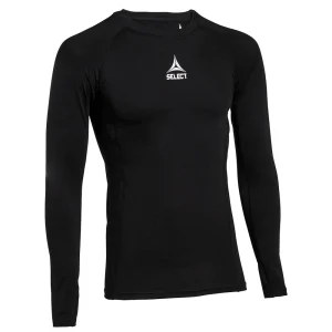T-Shirt de Compression Manches Longues Select Noir
