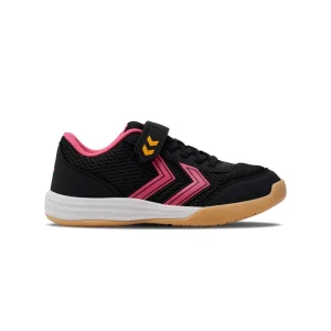 Chaussures Enfant Hummel Multiplay Flex VC Noir/Rose
