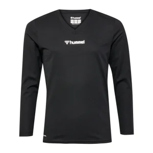 T-shirt de compression manches longues enfant Hummel Essential noir